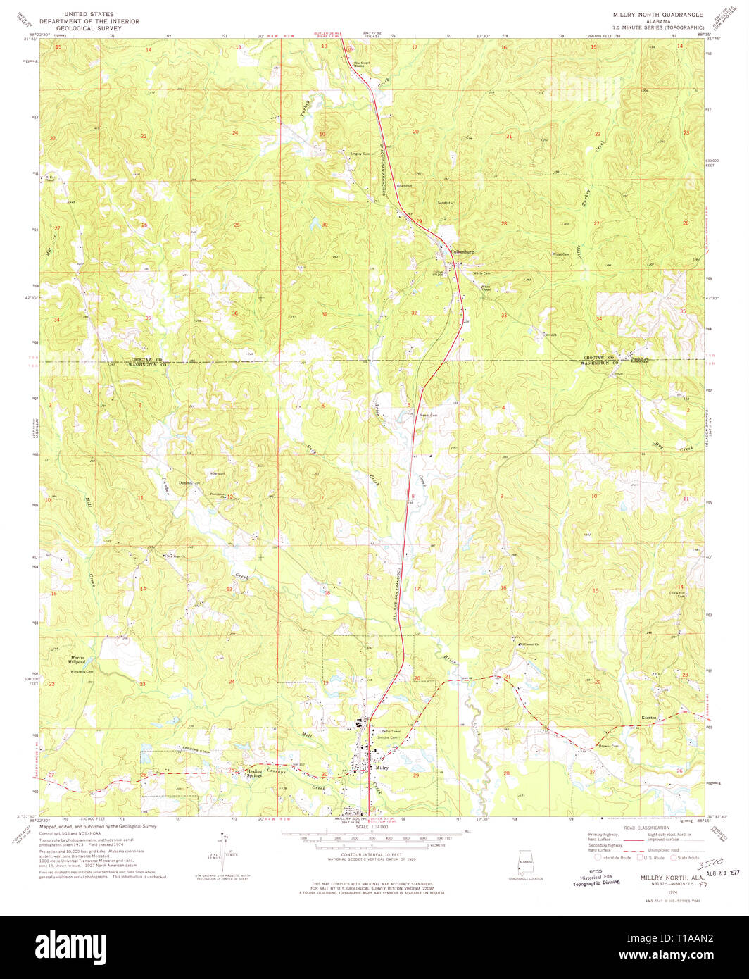 1974 map Cut Out Stock Images & Pictures Alamy