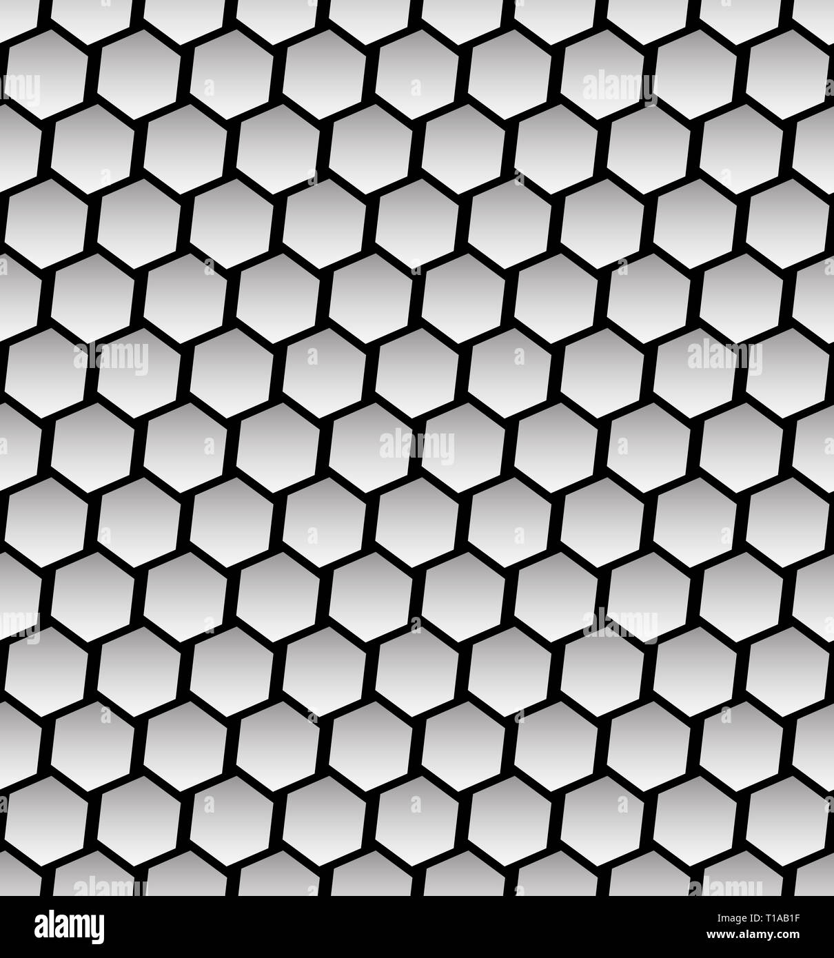 Eps 10 Vector Illustration of Octagonal Shapes Seamless Pattern Stock