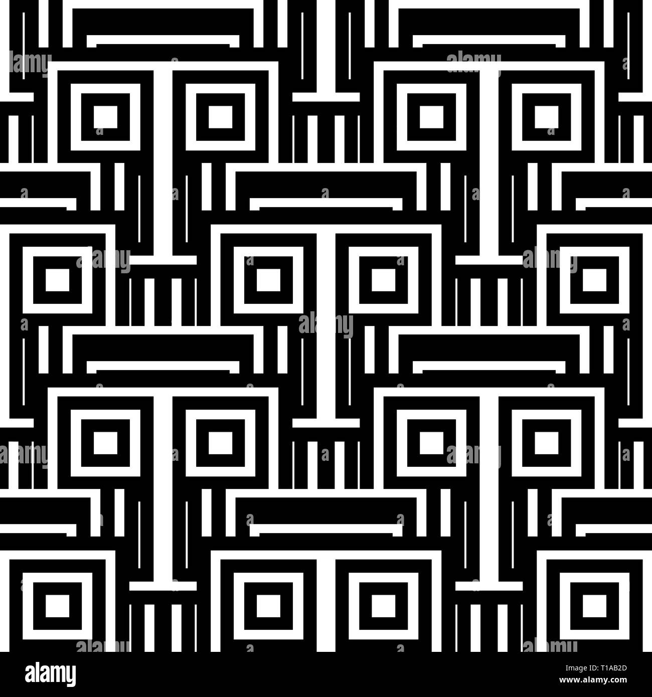 Abstract seamless geometric pattern, background. Repeatable vector ...