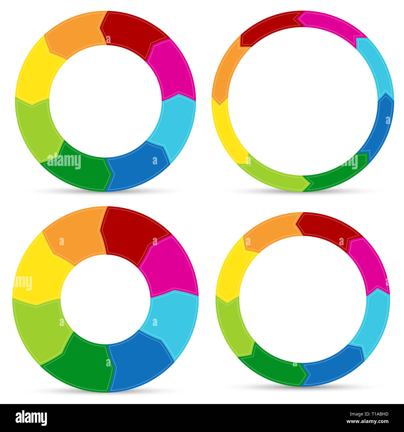Stylish circular arrow graphics Stock Photo Alamy