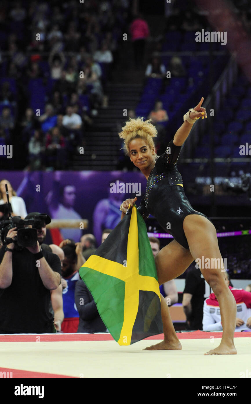 Danusia Francis Jam Emulating Usain Bolt After Her Floor