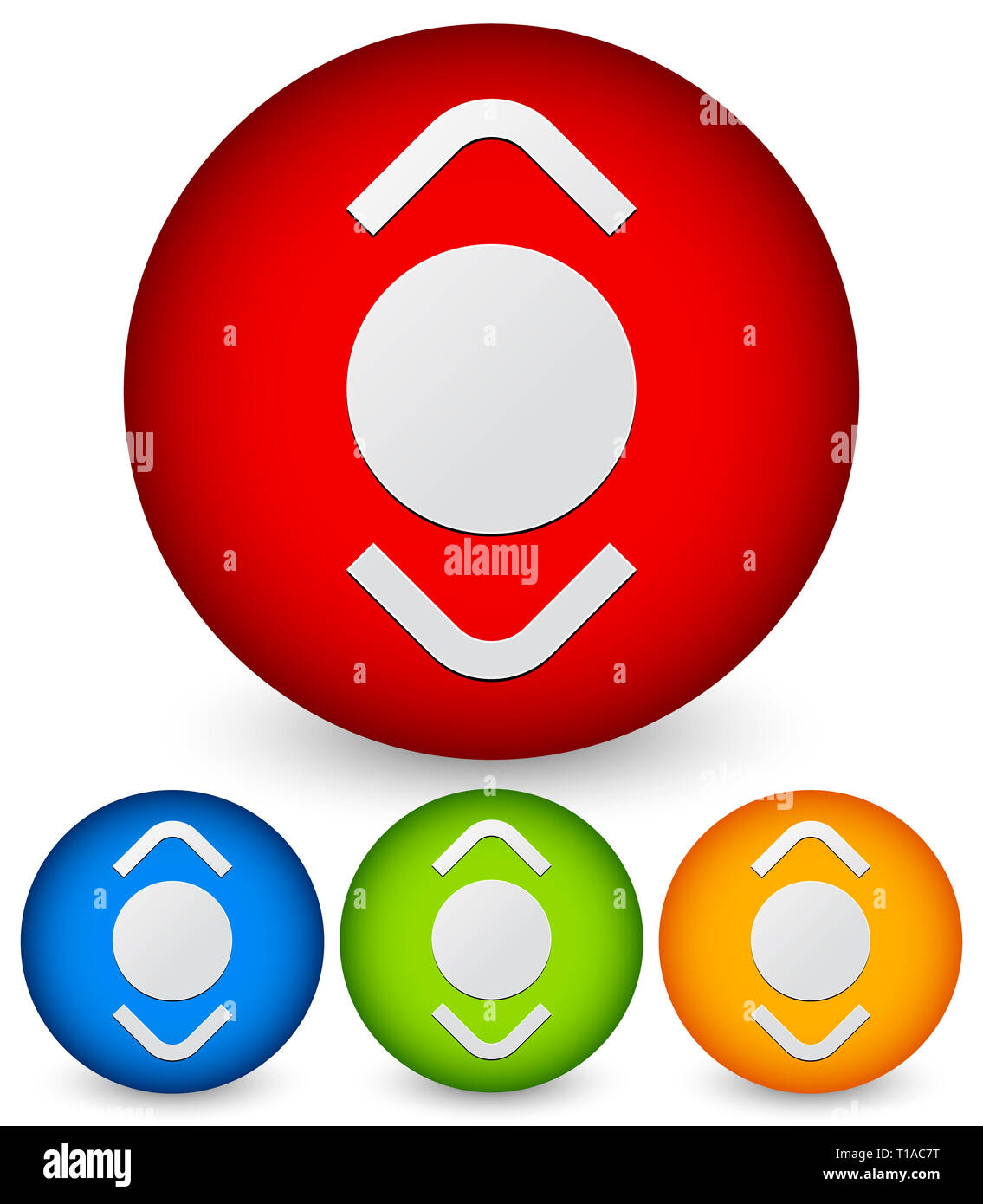 Scroll button. Scroll up, down in one symbol Stock Photo Alamy