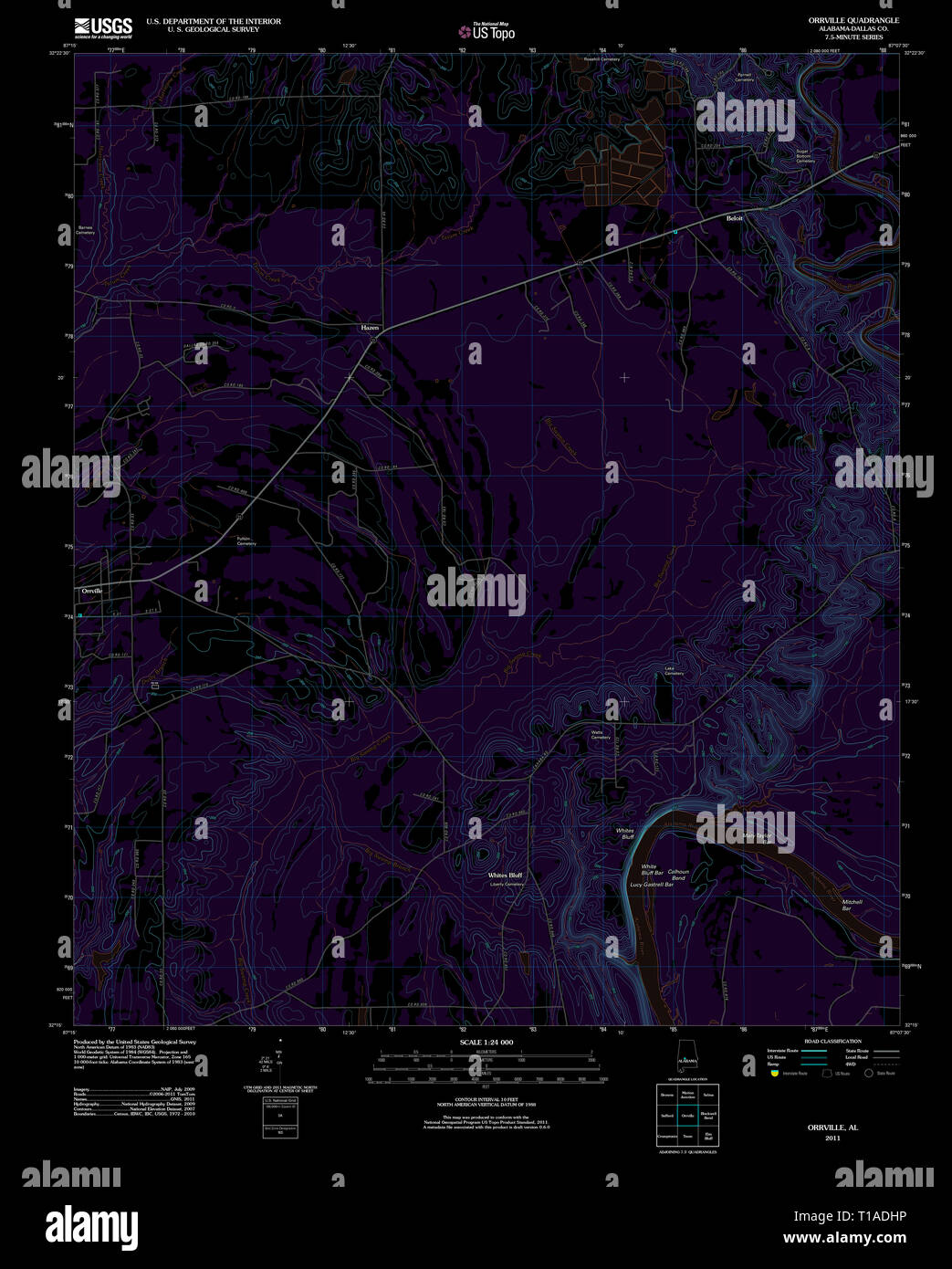 Map of orrville hires stock photography and images Alamy