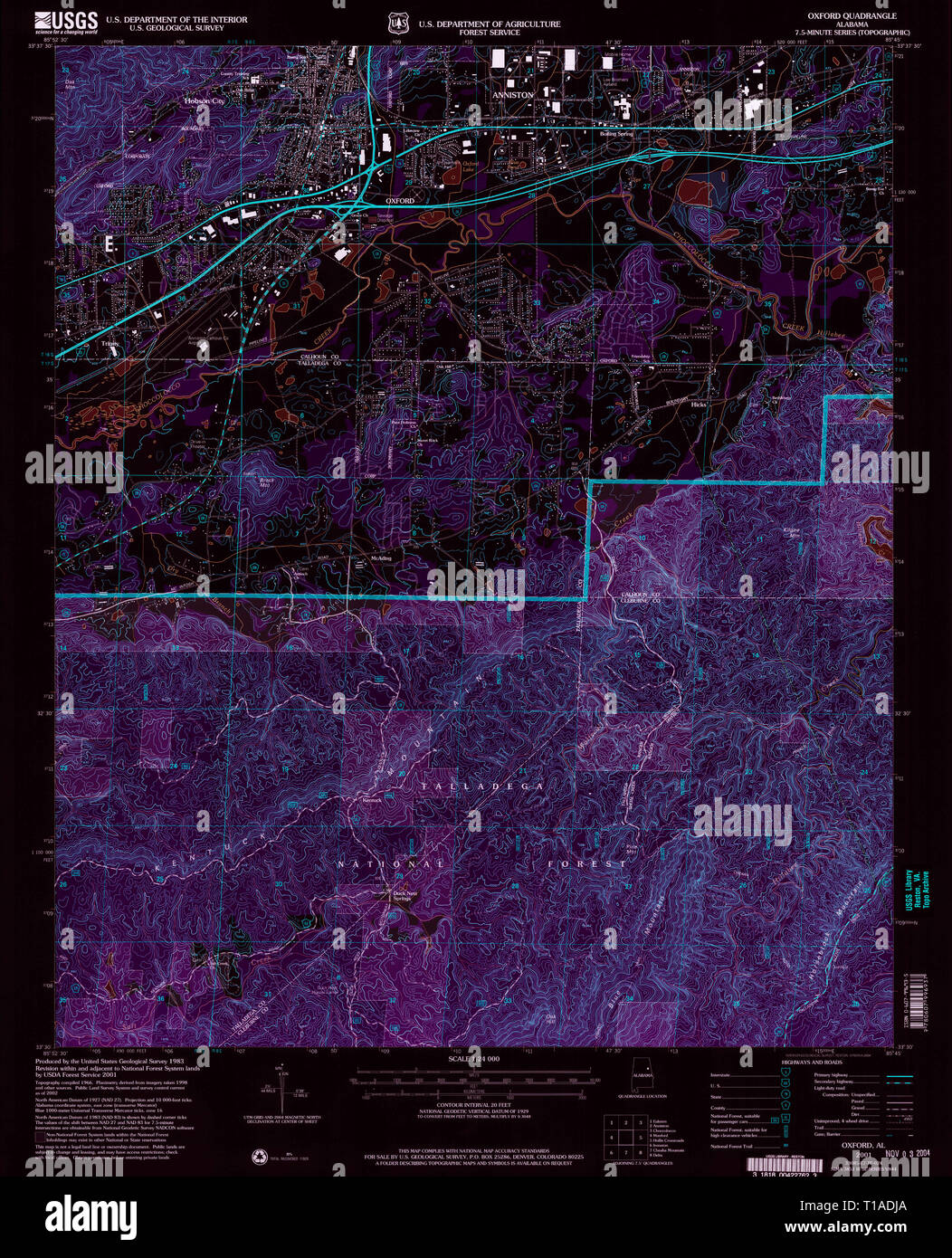 Oxford alabama map hires stock photography and images Alamy