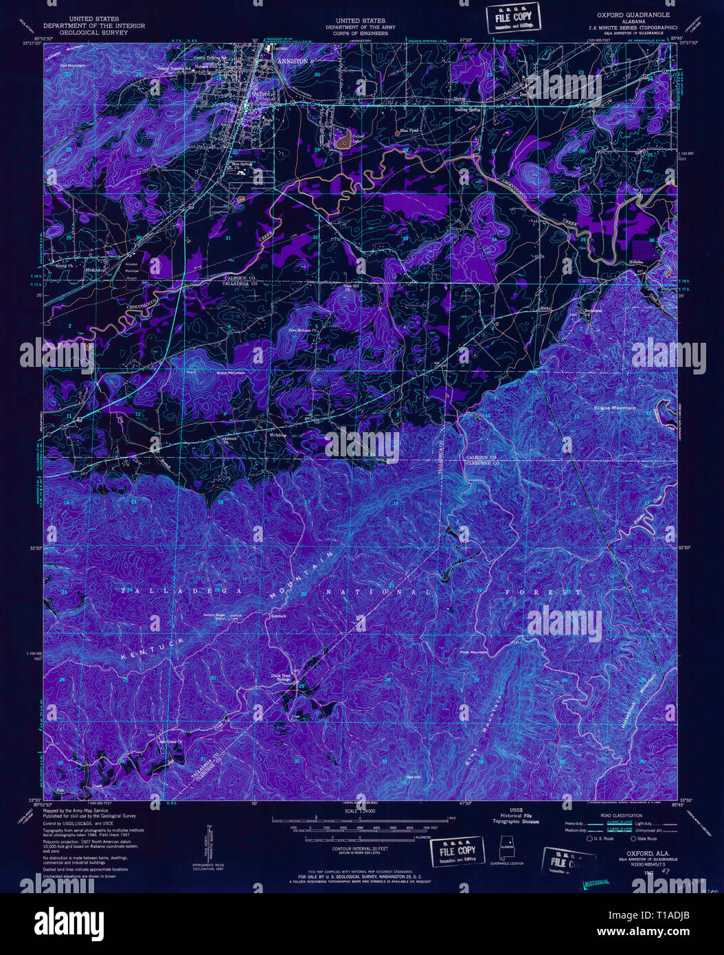 Oxford alabama map hires stock photography and images Alamy