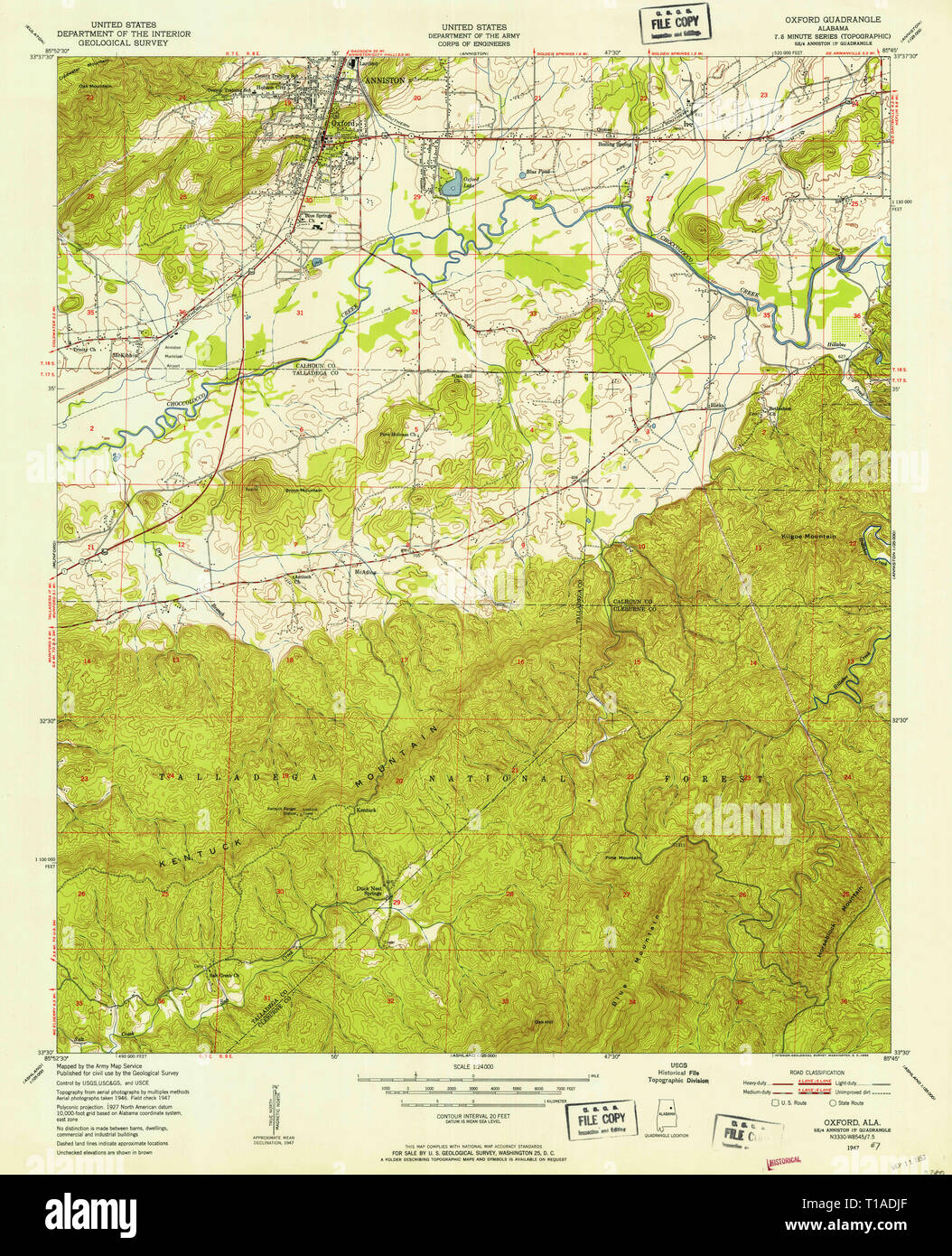 Oxford alabama map hires stock photography and images Alamy