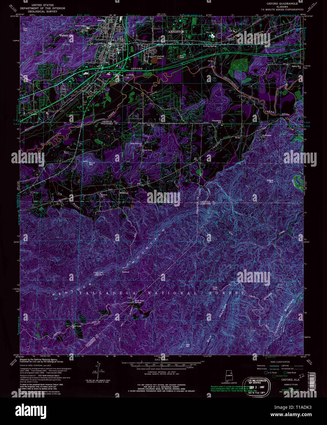 Oxford alabama map hires stock photography and images Alamy