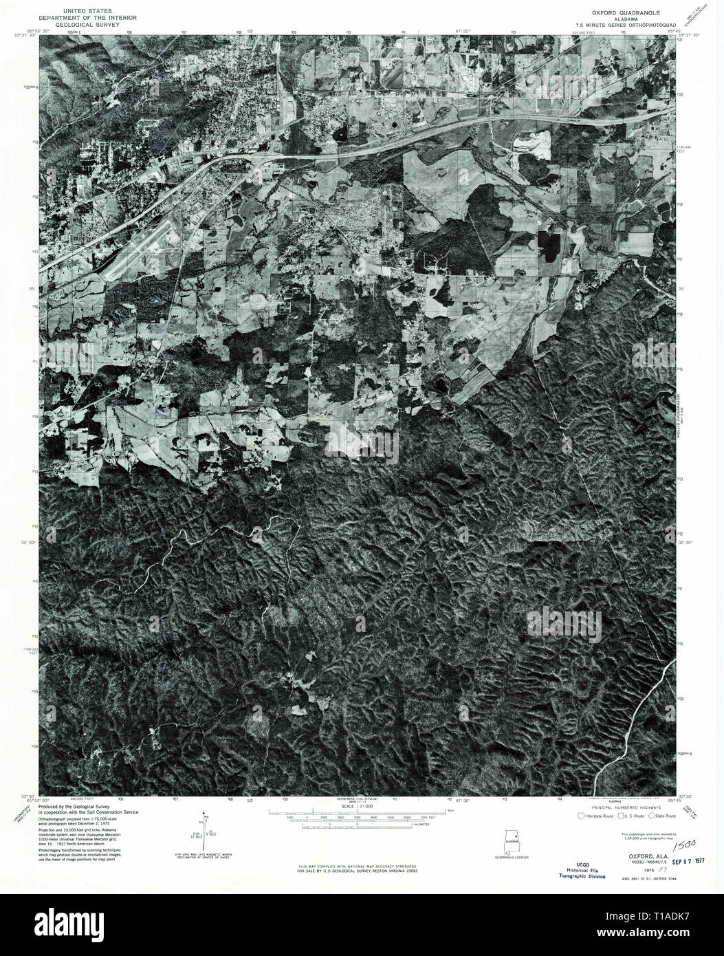 Oxford alabama map hires stock photography and images Alamy