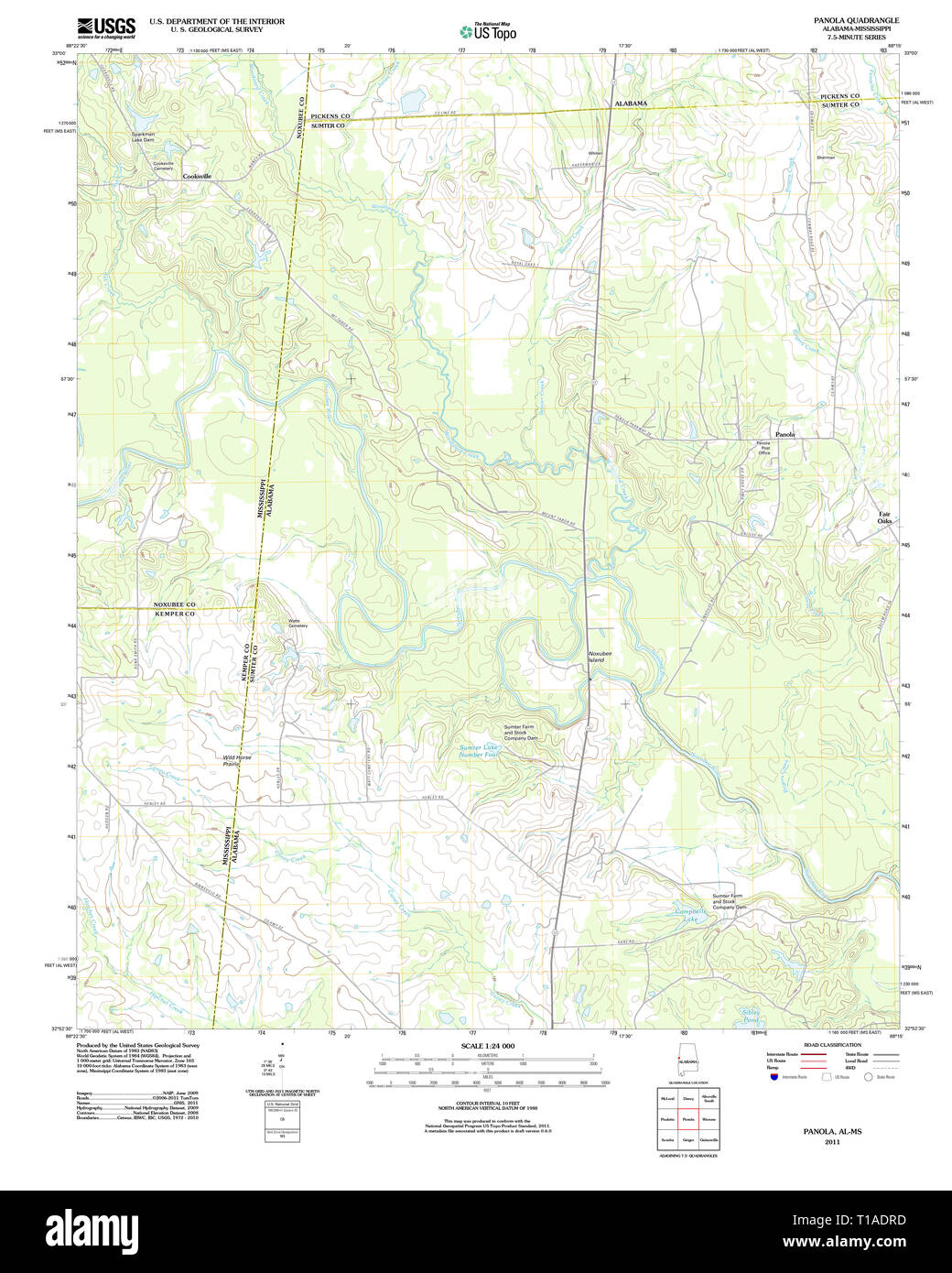 Panola map hires stock photography and images Alamy