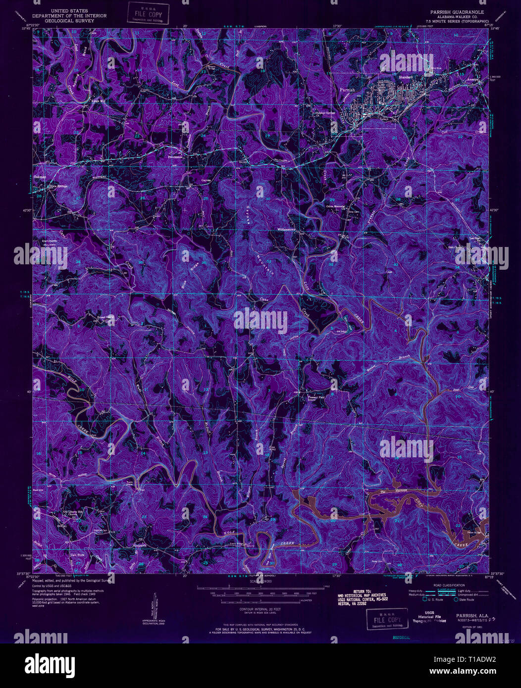 Map of parrish hires stock photography and images Alamy