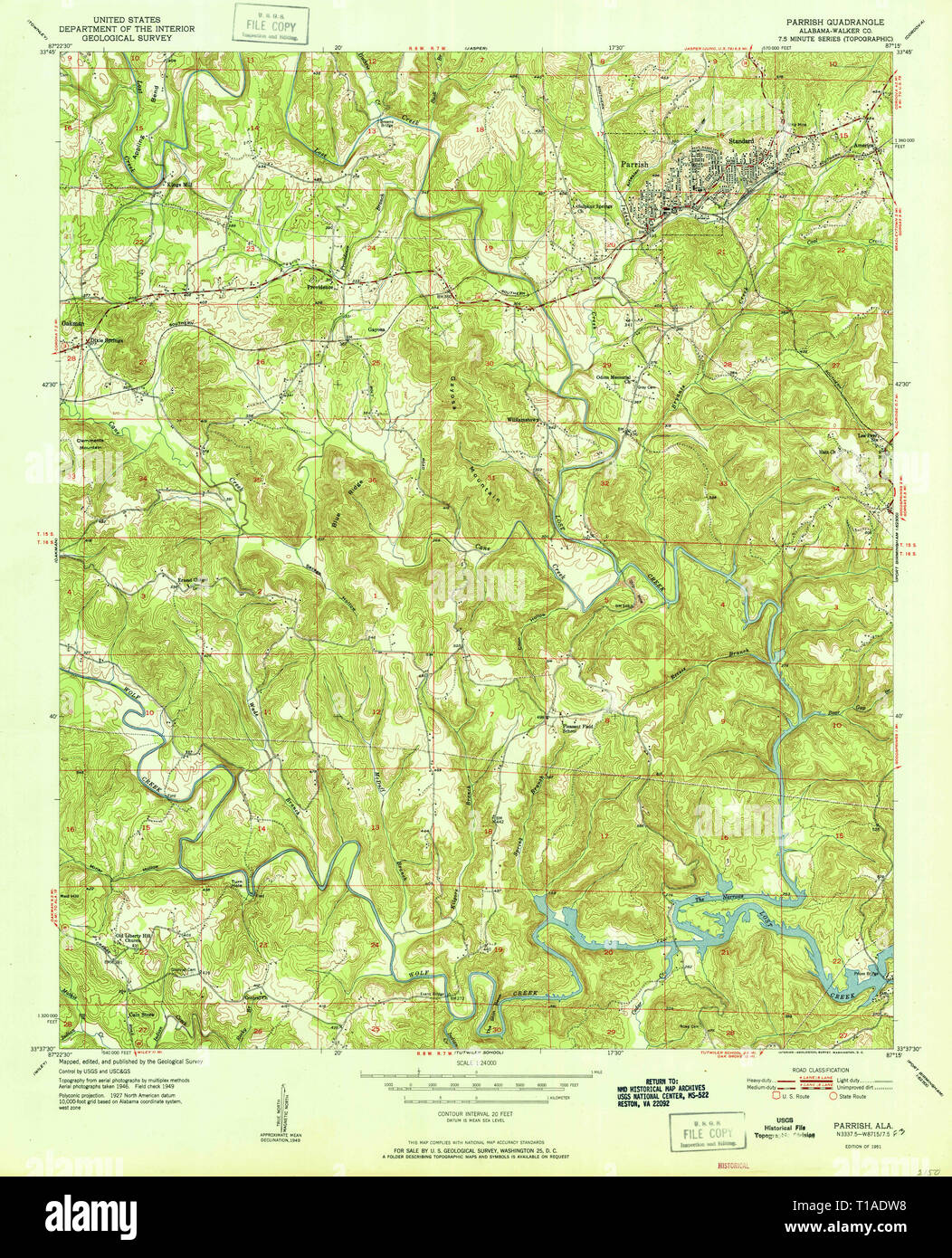 Map of parrish hires stock photography and images Alamy