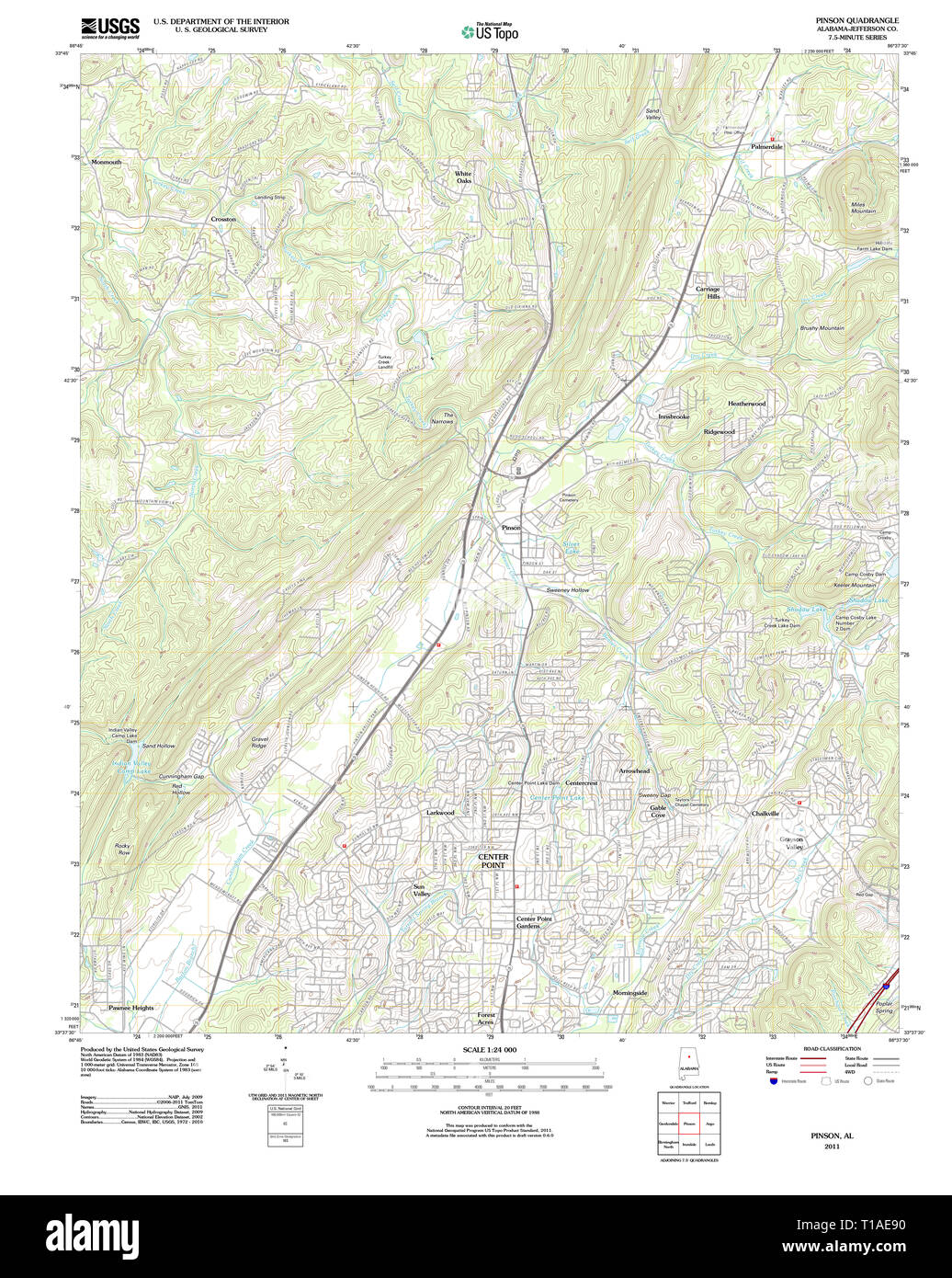 Pinson map hires stock photography and images Alamy