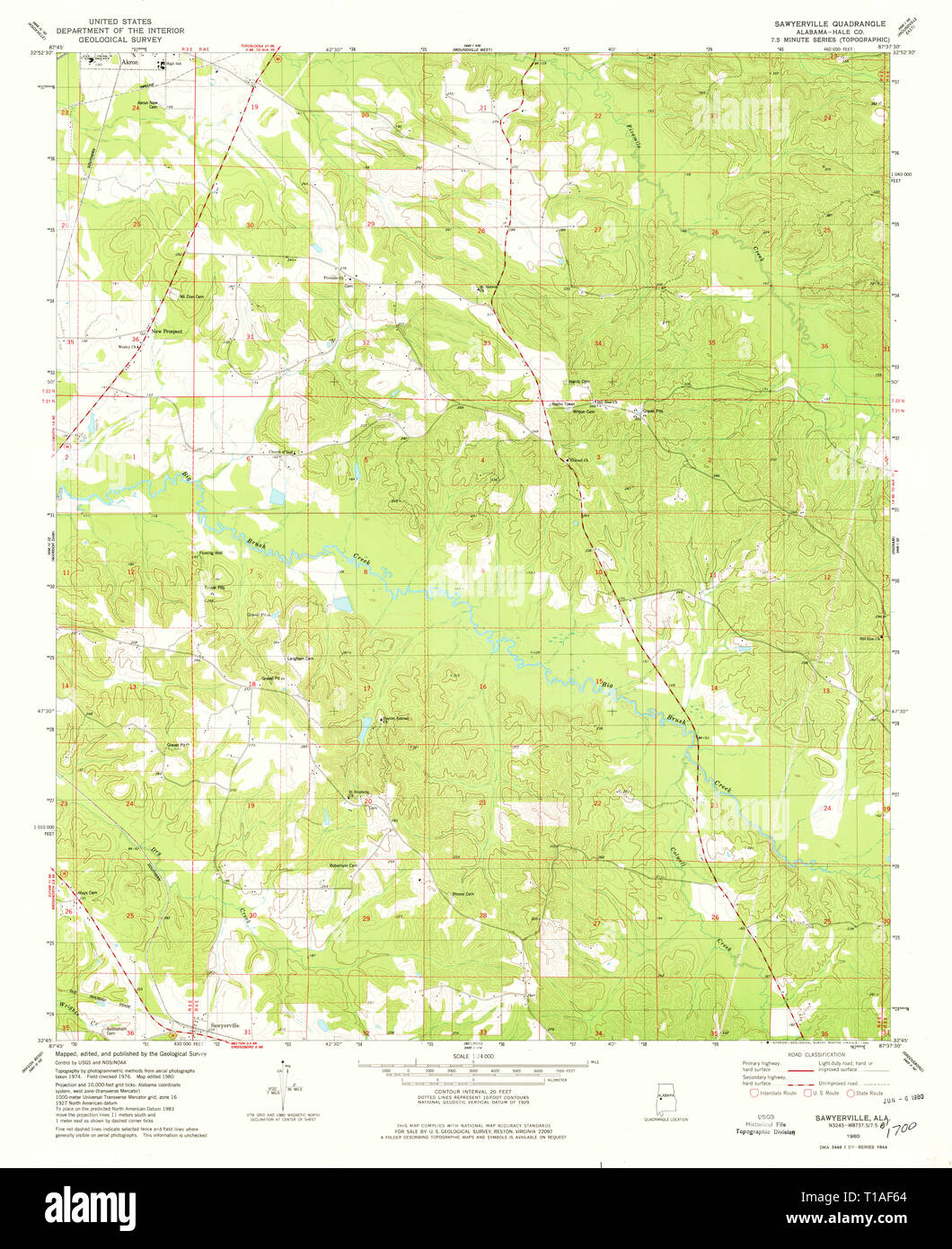 Map of sawyerville hires stock photography and images Alamy