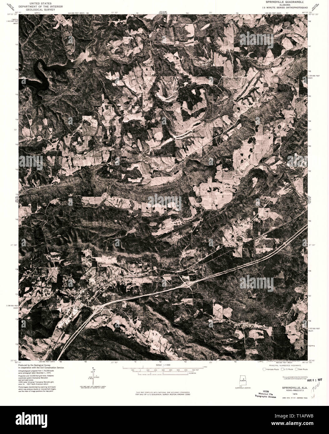 Map of springville hires stock photography and images Alamy