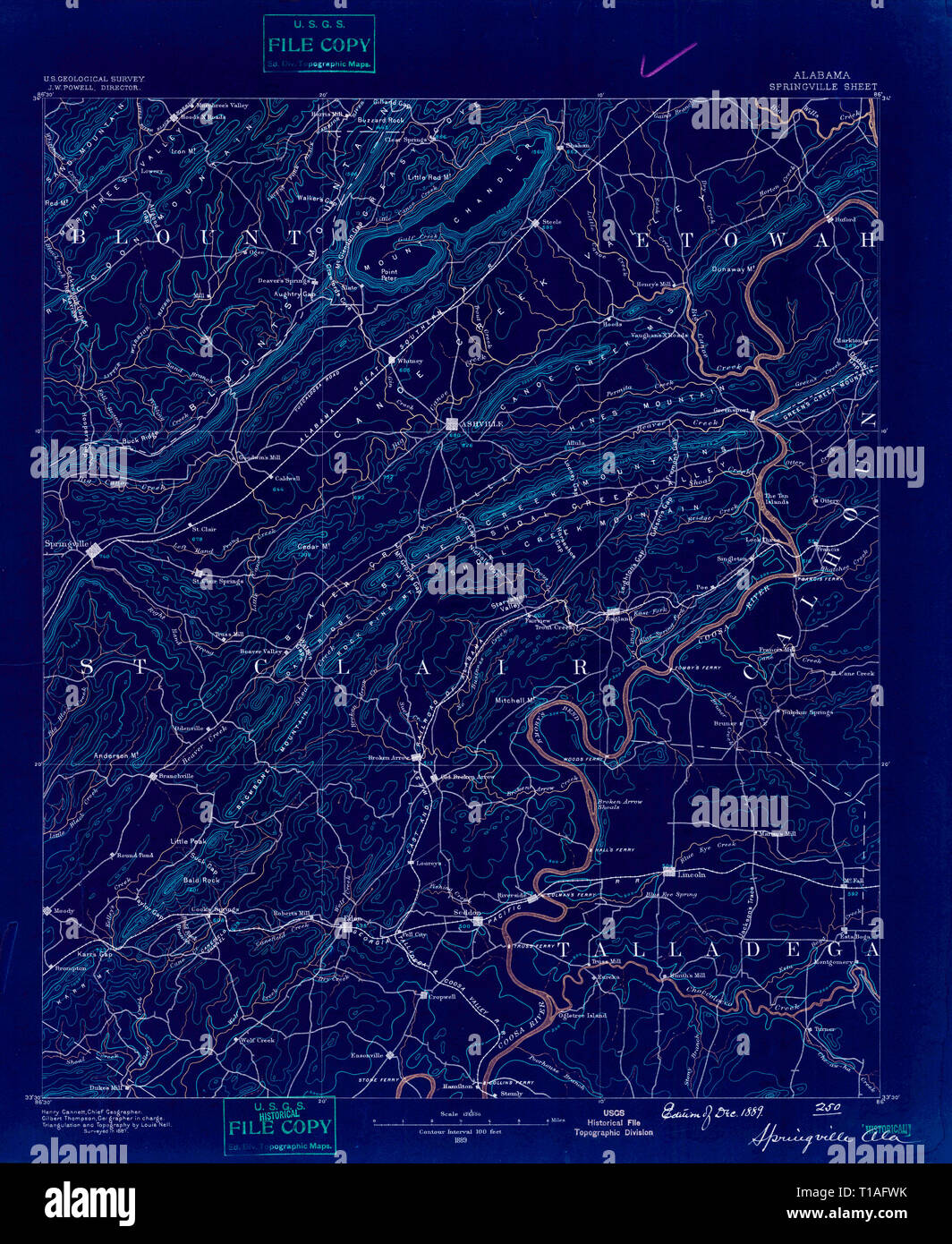 Springville map hires stock photography and images Alamy