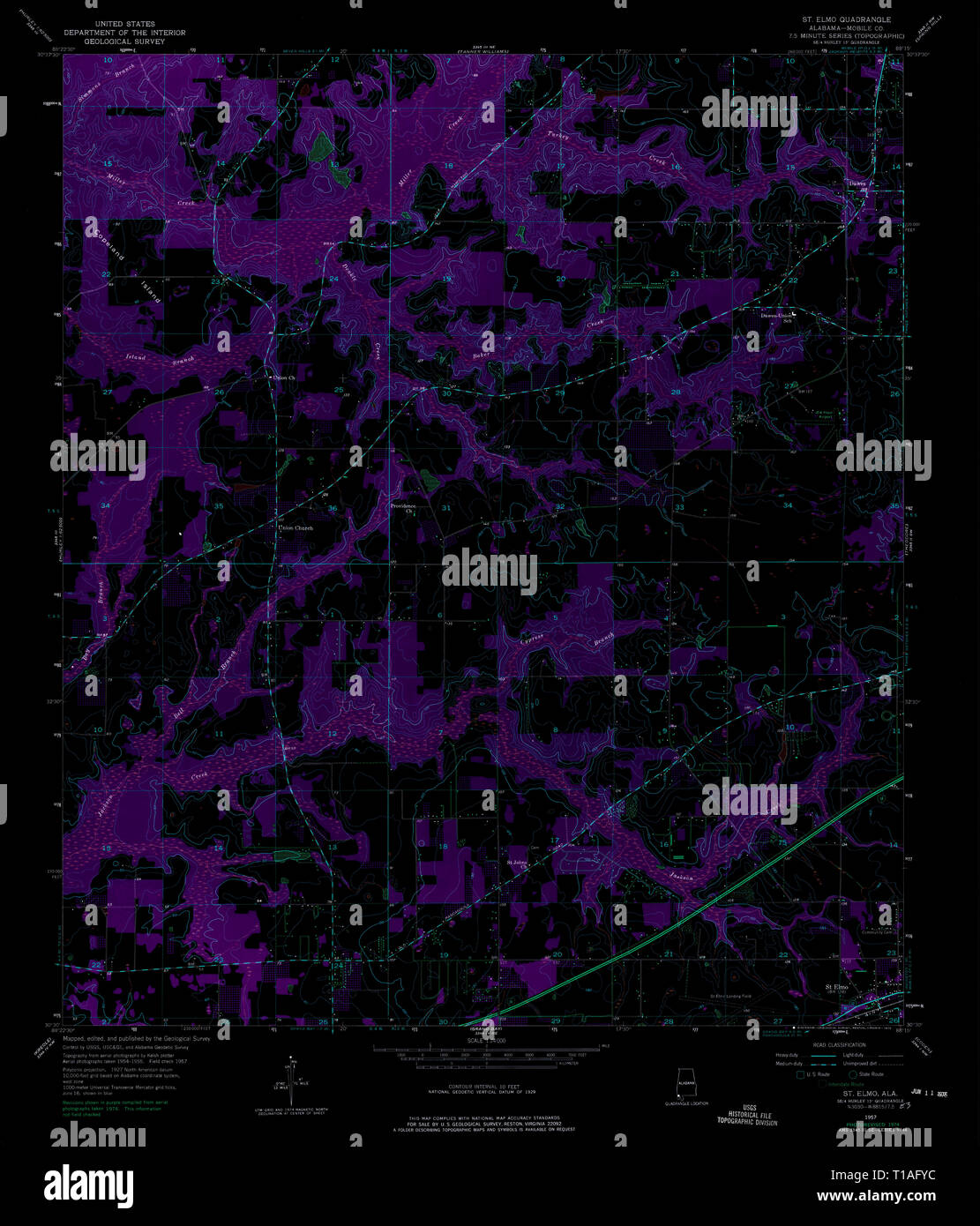 St elmo map hires stock photography and images Alamy