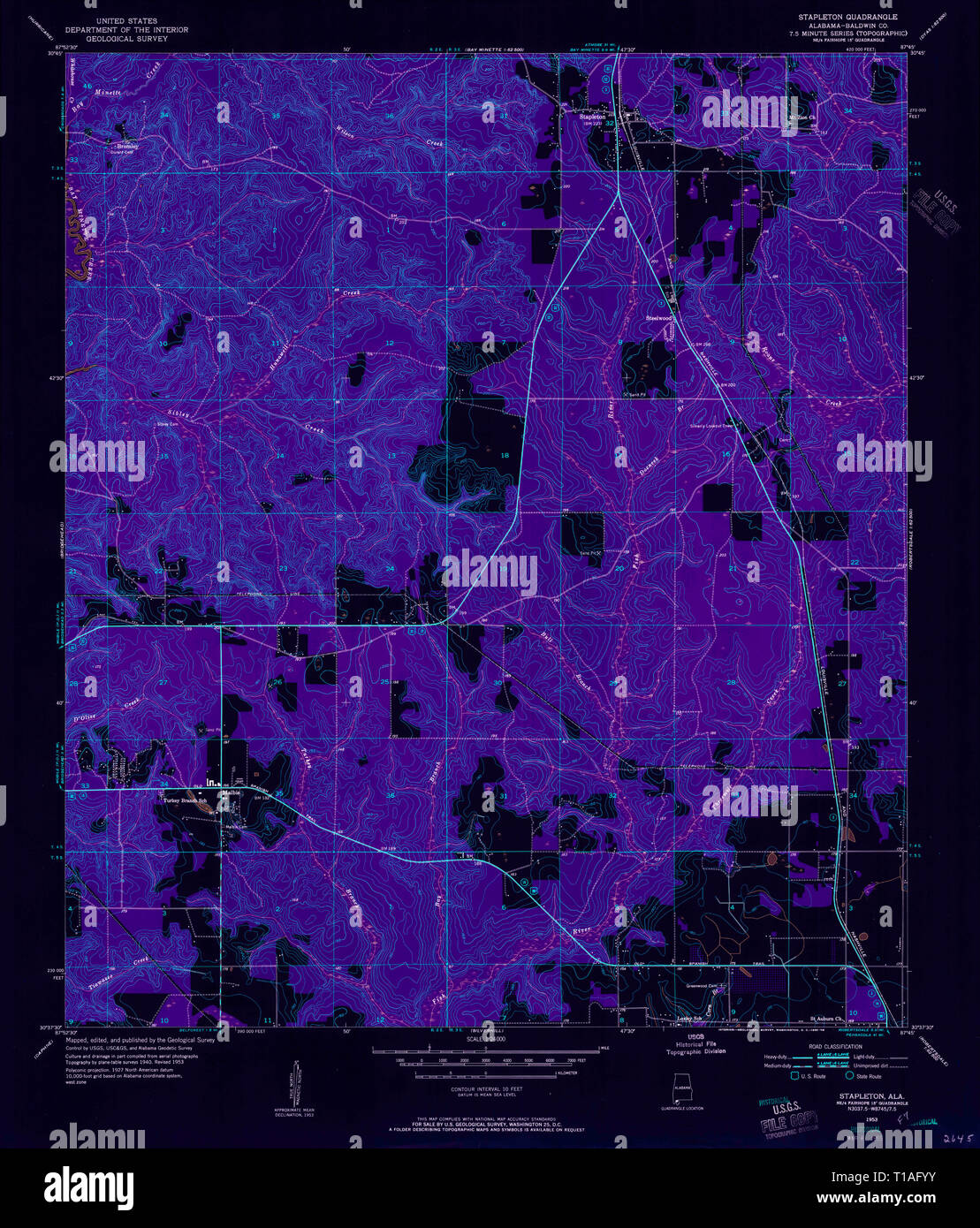 Stapleton map hi-res stock photography and images - Alamy