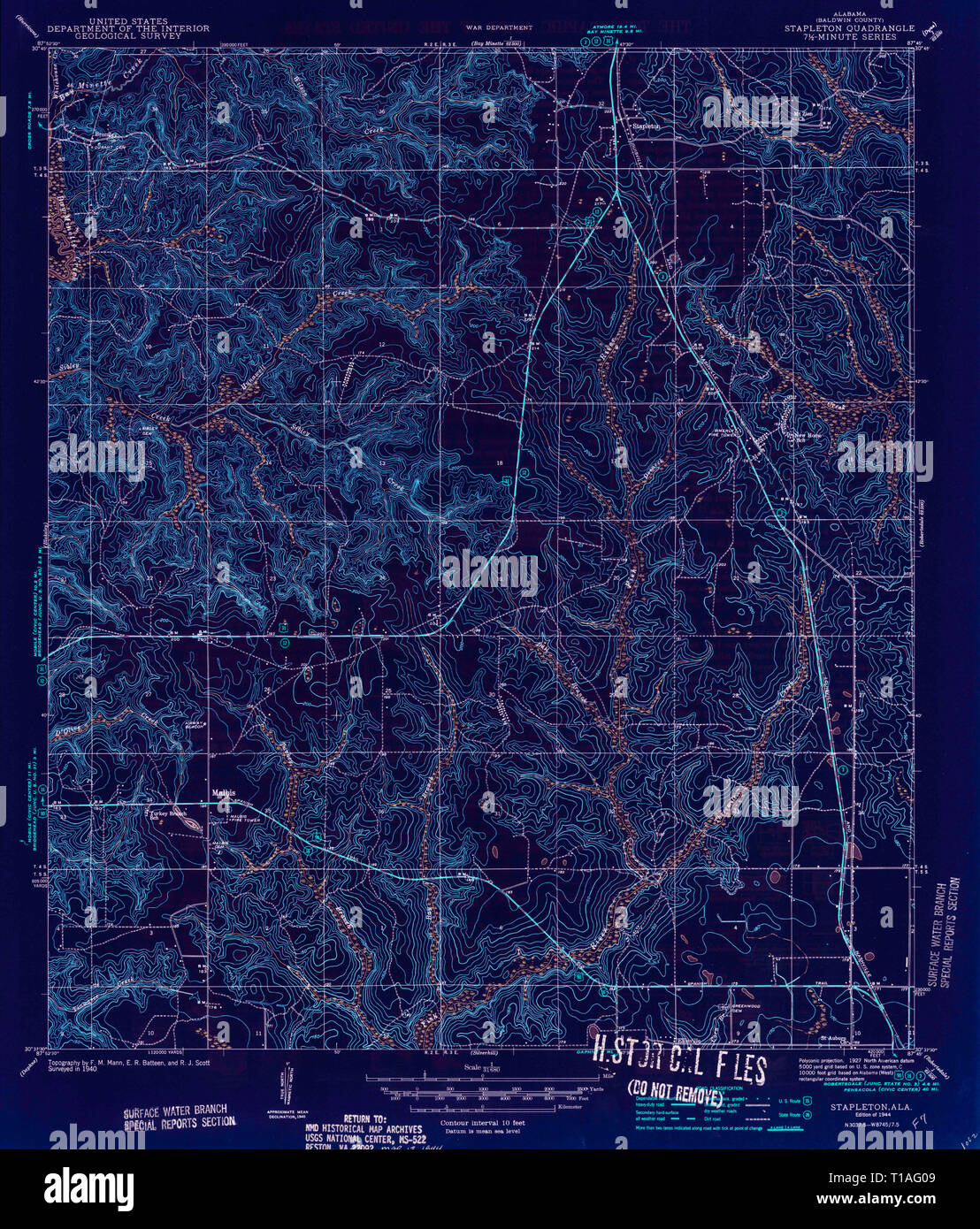 Stapleton map hires stock photography and images Alamy