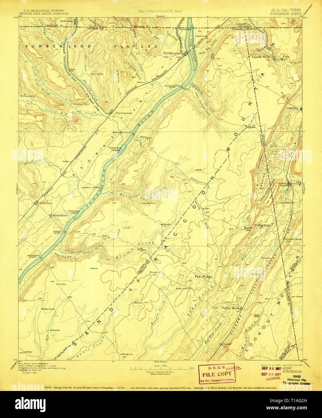 Stevenson map hires stock photography and images Alamy