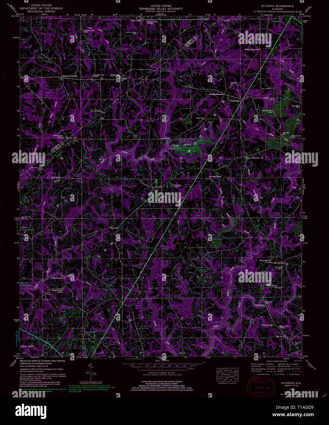 Map of sylvania hires stock photography and images Alamy