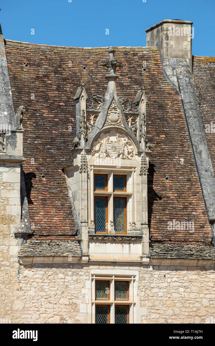 Milandes, France September 4, 2018 Chateau des Milandes, a castle in
