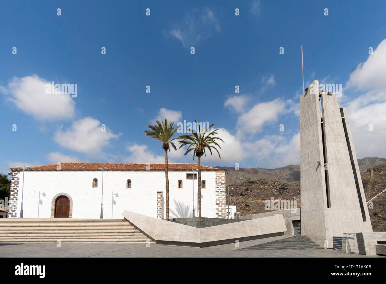 The church of St Ursula, La Iglesia de Santa Úrsula, in Adeje, Tenerife,  Canary Islands Stock Photo - Alamy