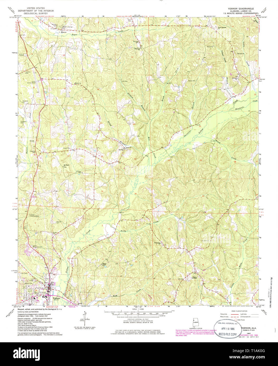 Vernon alabama Cut Out Stock Images & Pictures Alamy