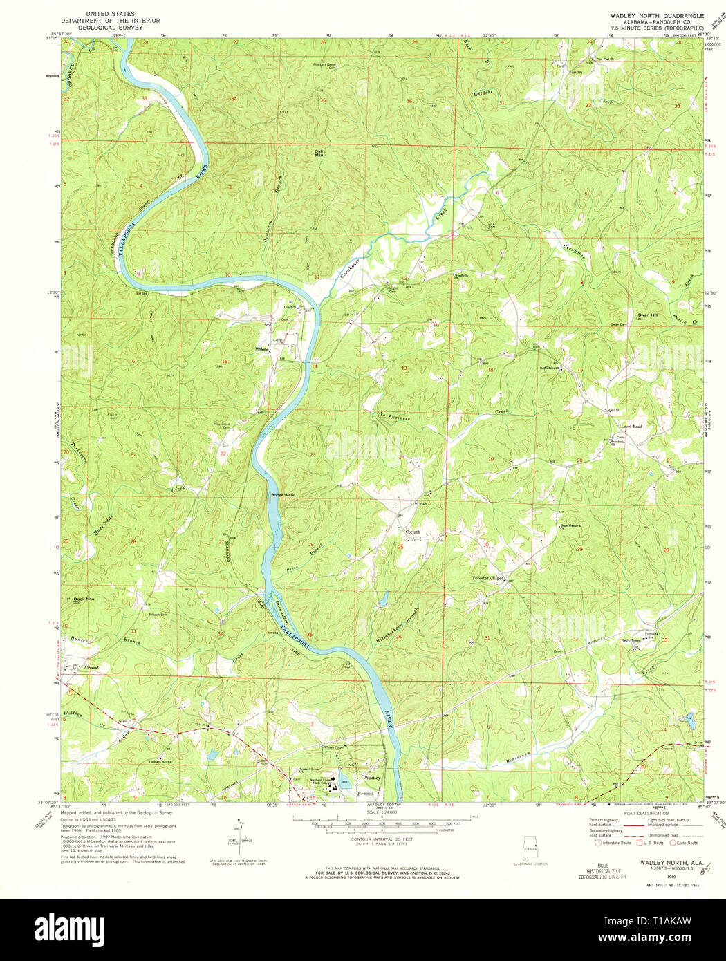 Wadley alabama map hires stock photography and images Alamy