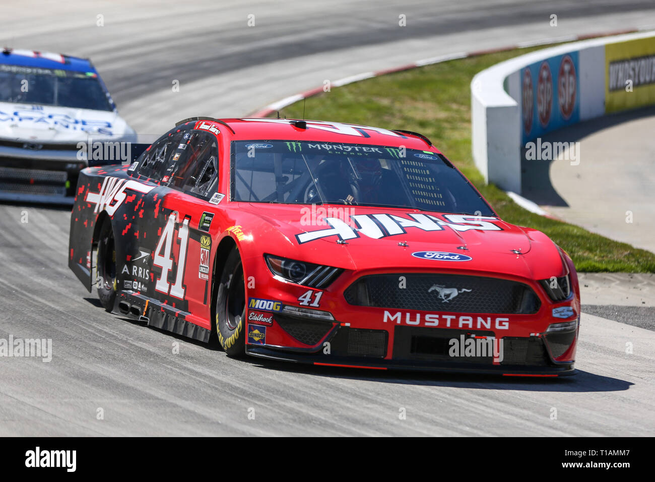 Ridgeway Va Usa 24th Mar 2019 Monster Energy Nascar Cup Series Driver Daniel Suarez 41 Drives