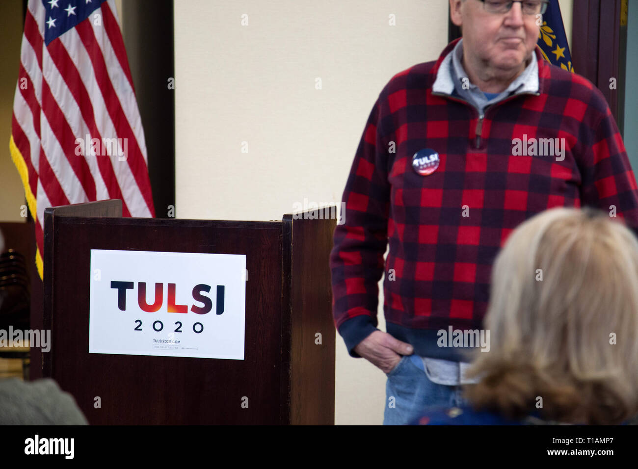 Tulsi gabbard new hampshire hires stock photography and images Alamy
