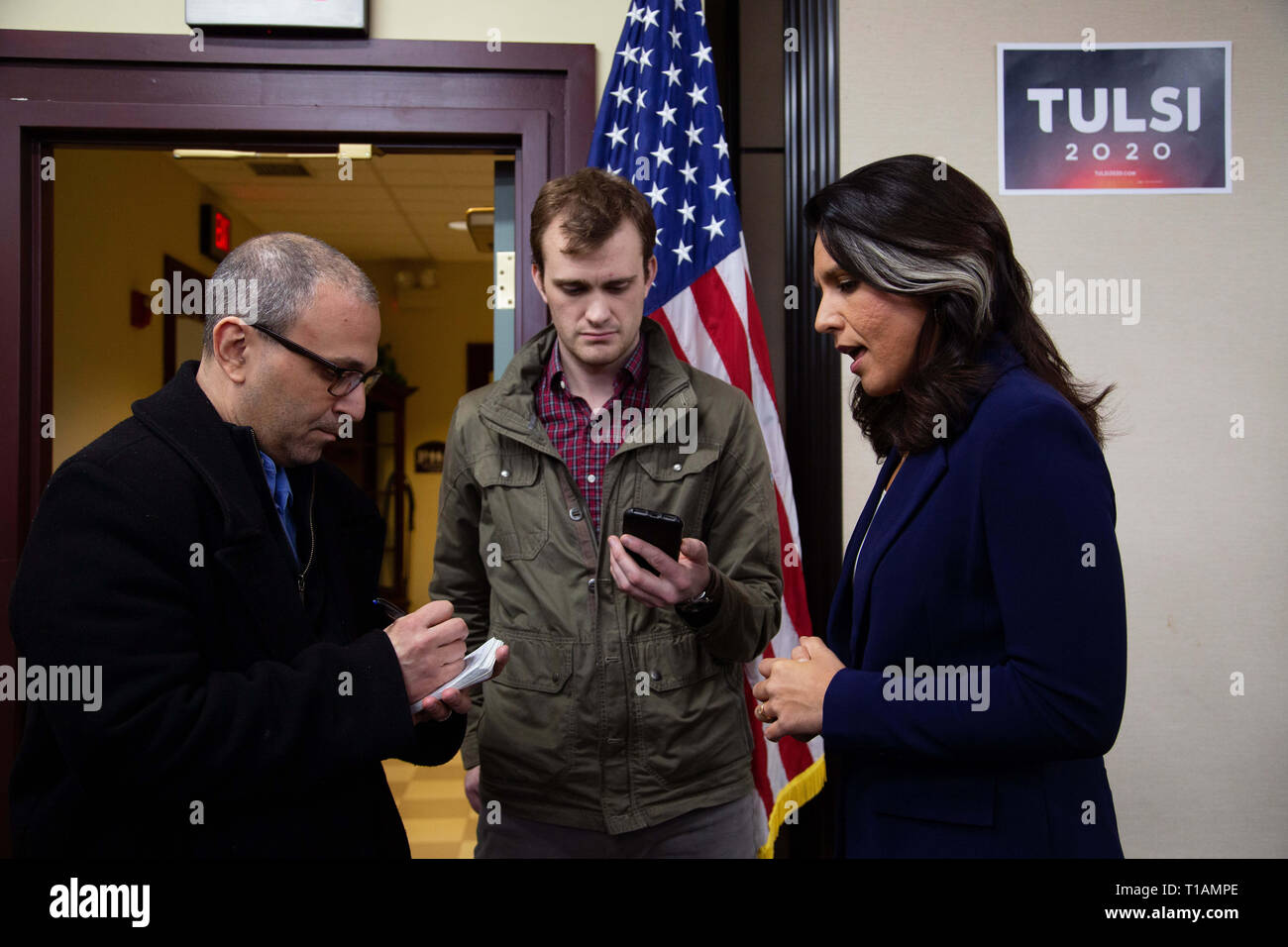 Tulsi gabbard new hampshire hires stock photography and images Alamy