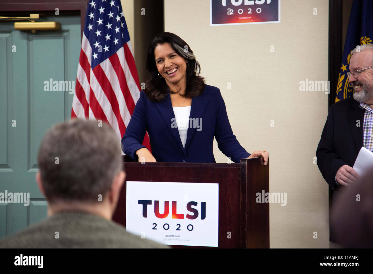 Tulsi gabbard new hampshire hires stock photography and images Alamy
