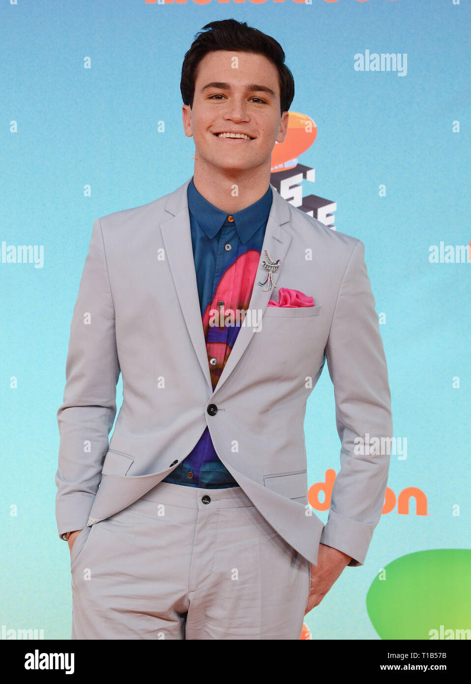 Kalama Epstein attends Nickelodeon s 2019 Kids’ Choice Awards at Galen