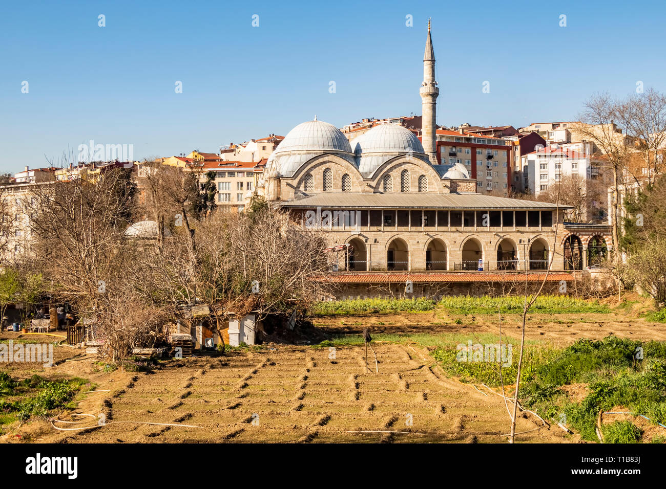 Kasimpasa,istanbul,turkey March 25,2019. City view and Piyale Pasha