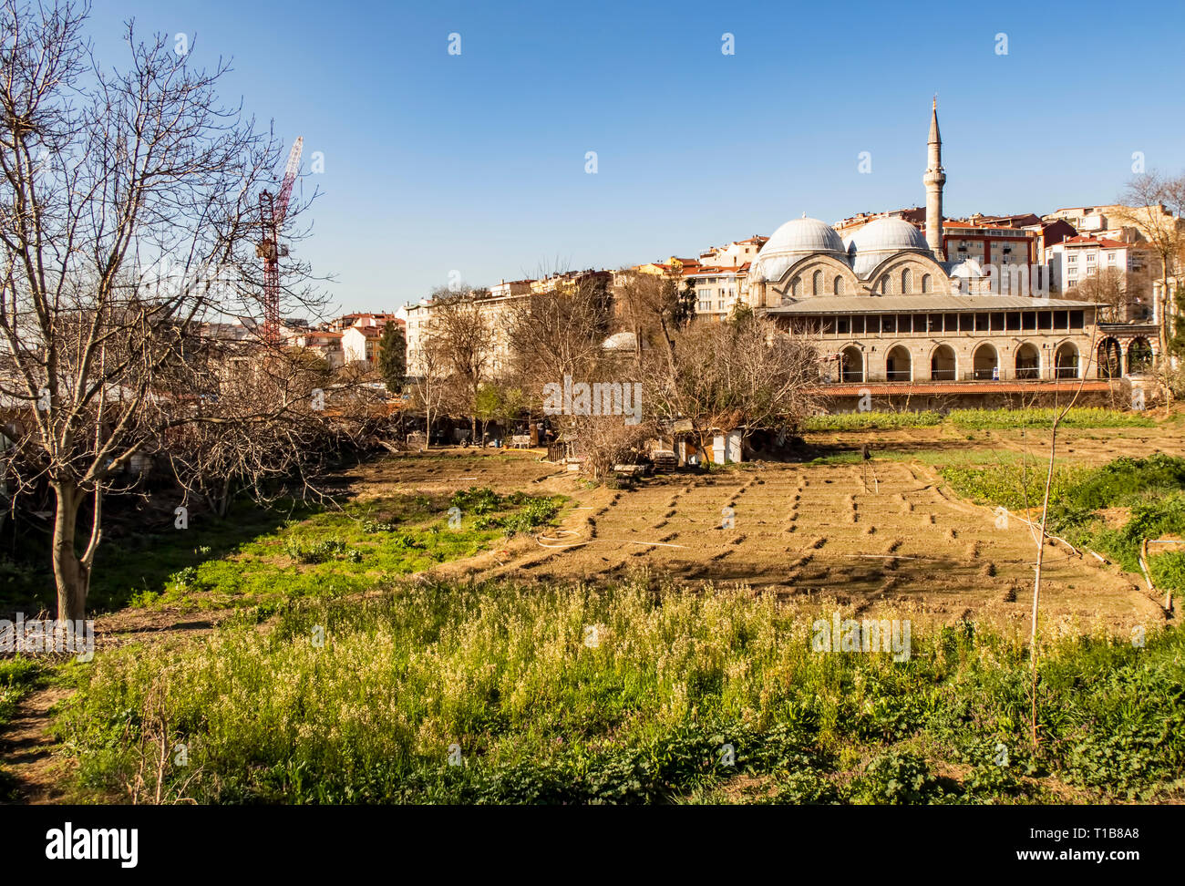 Kasimpasa,istanbul,turkey March 25,2019. City view and Piyale Pasha