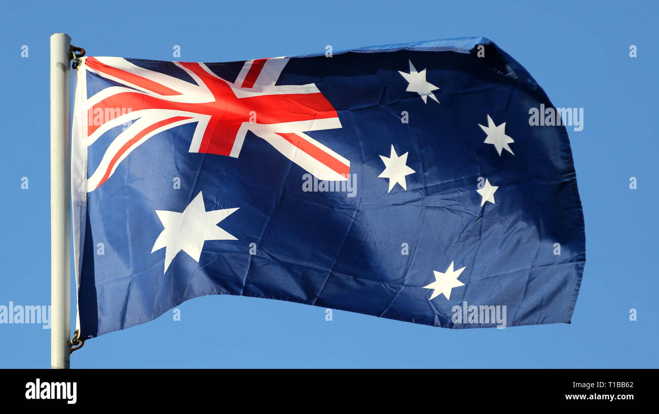 Flag of Australia Stock Photo