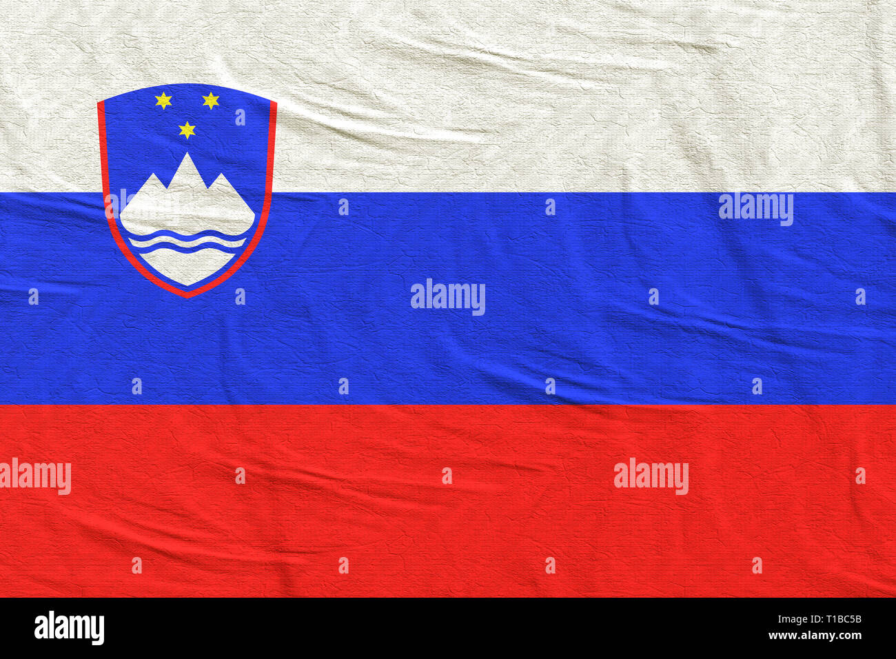 3d rendering of a Slovenia flag Stock Photo - Alamy
