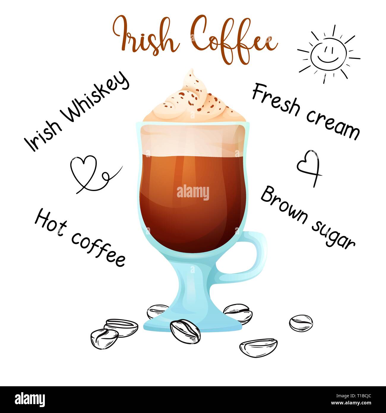 Brown recipe Stock Vector Images - Alamy