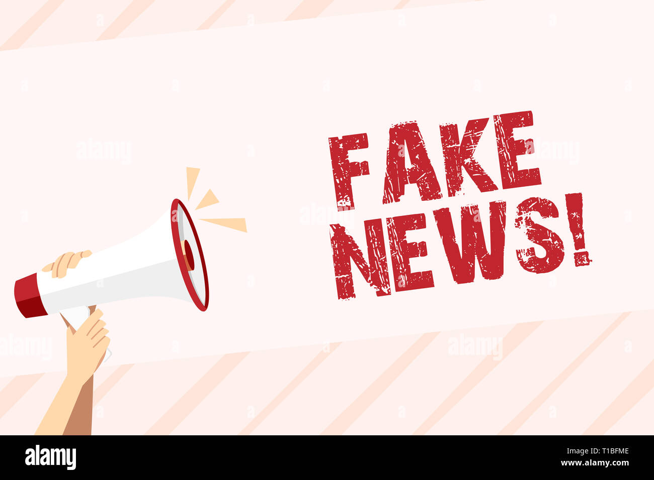 Conceptual hand writing showing Fake News. Concept meaning false