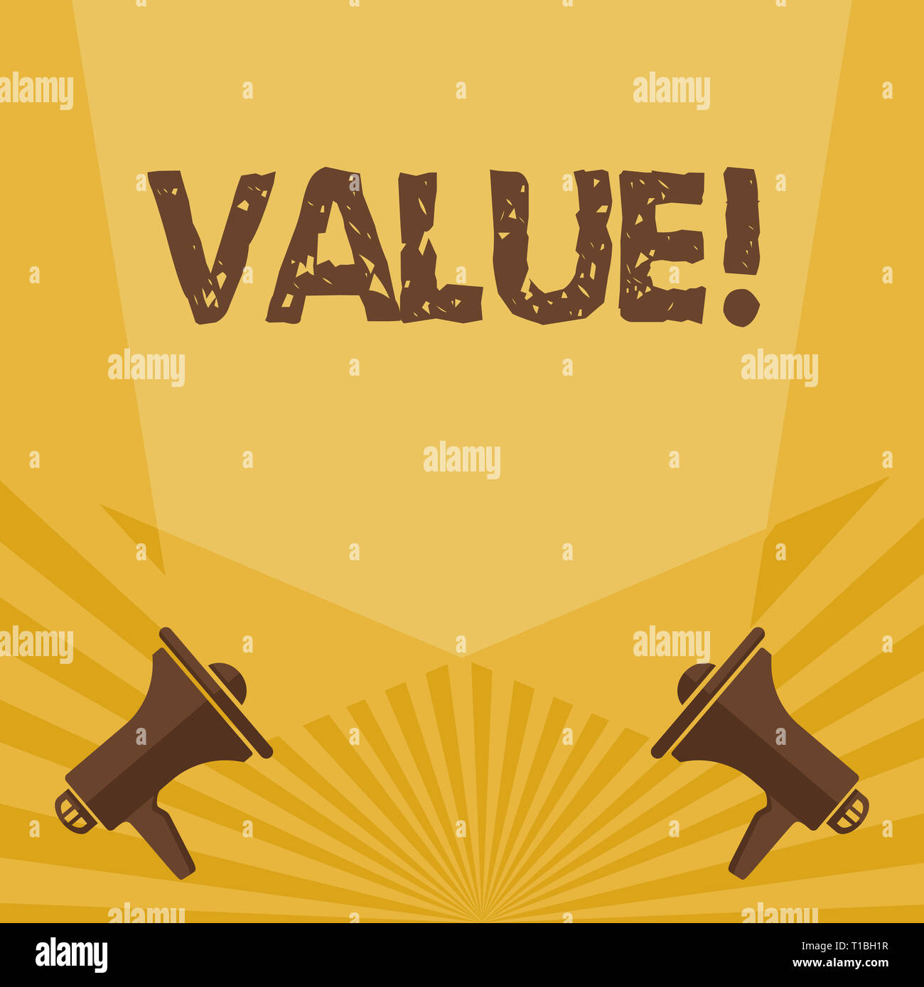 Writing note showing Value. Business concept for Something or someone