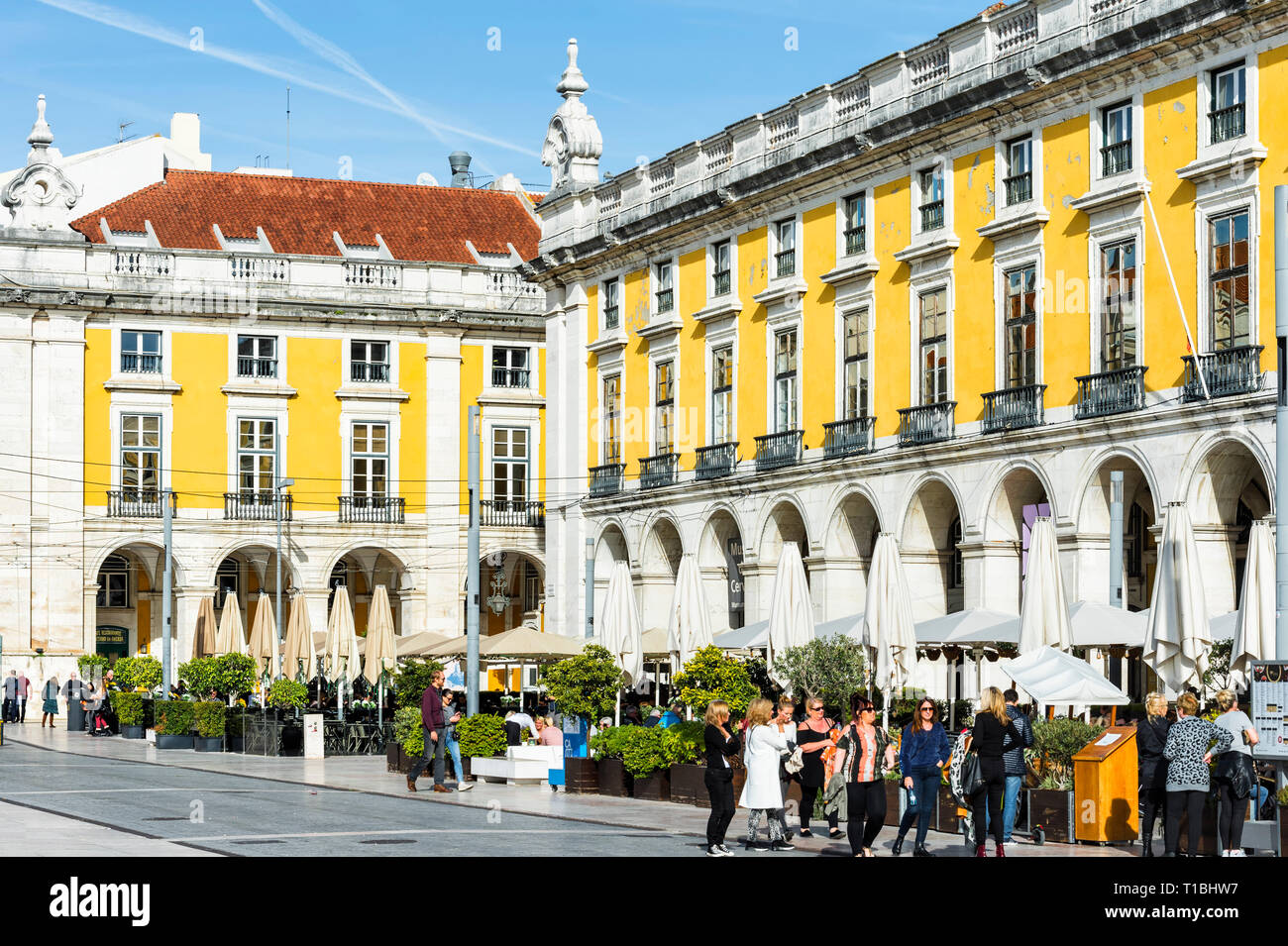 Praça do Comercio, Lisbon, Portugal Stock Photo