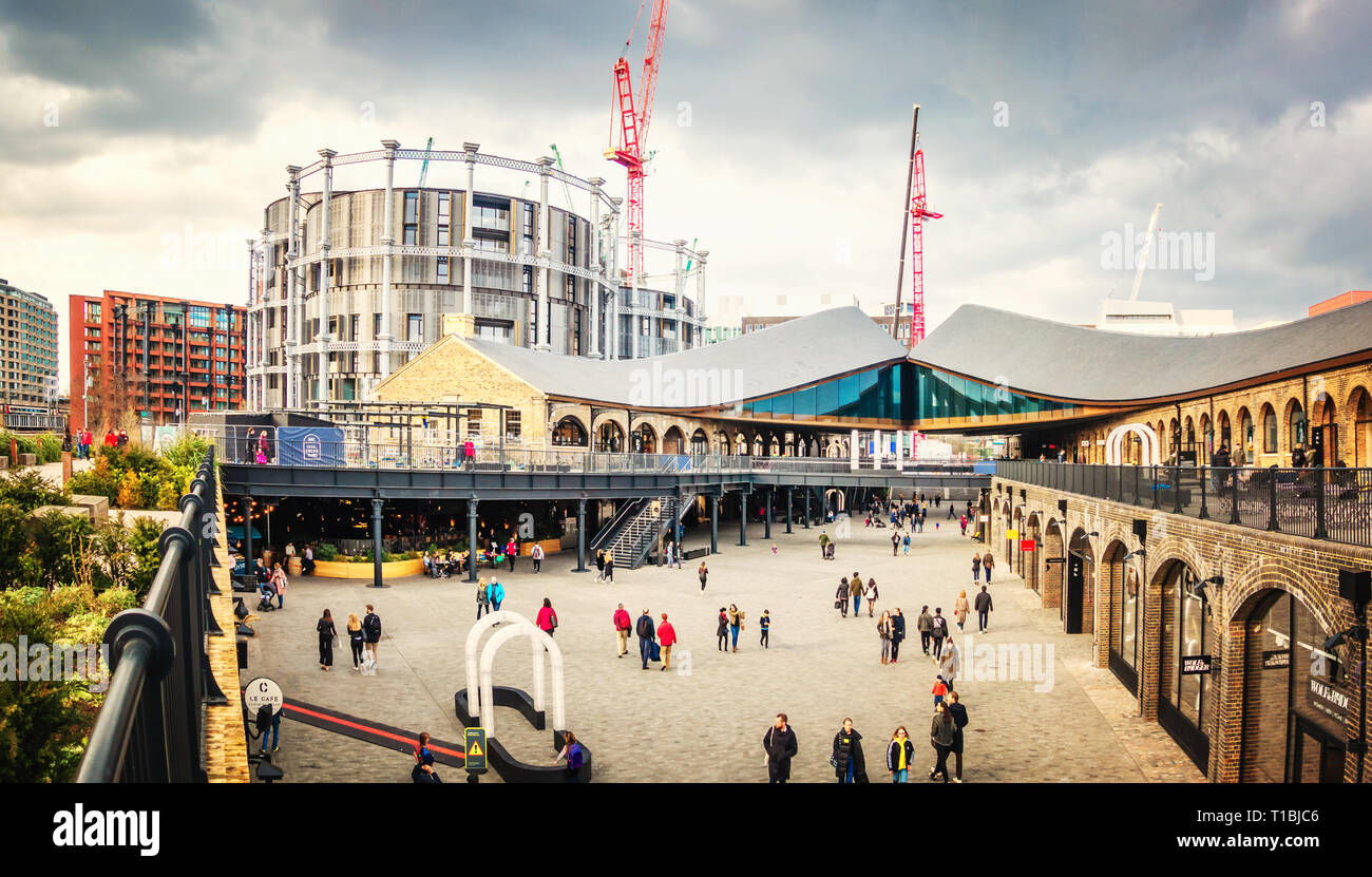 Coal Drops Yard, with its Inceptionstyle roofs, is a retail development in the King's Cross