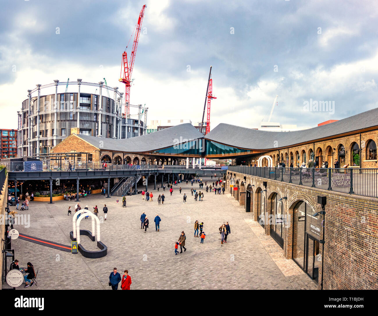 Coal Drops Yard, with its Inceptionstyle roofs, is a retail development in the King's Cross