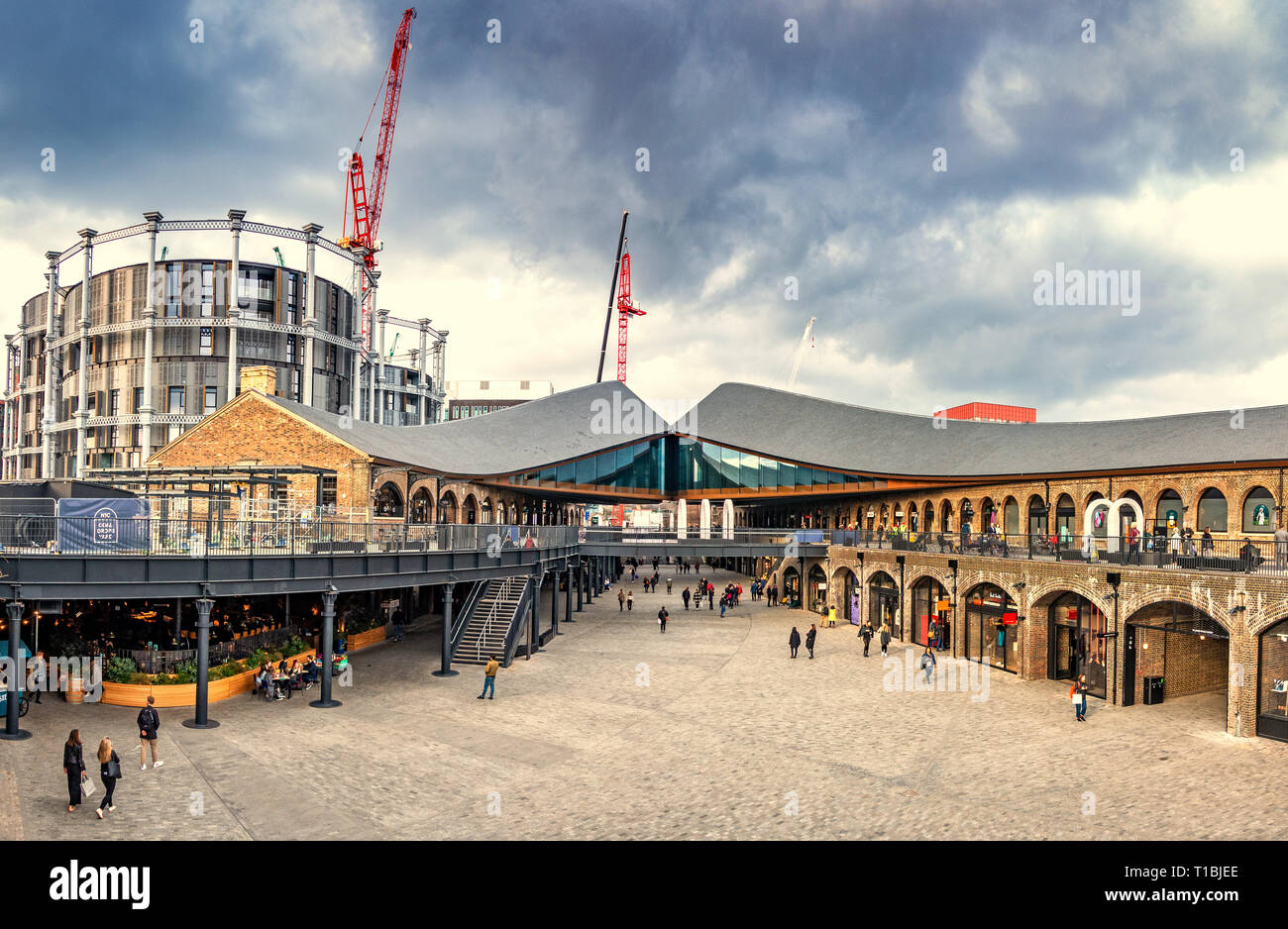 Coal Drops Yard, with its Inceptionstyle roofs, is a retail development in the King's Cross
