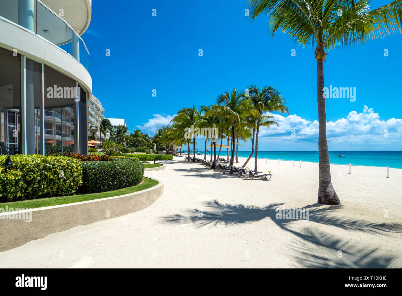 Seven Mile Beach, Grand Cayman Stock Photo