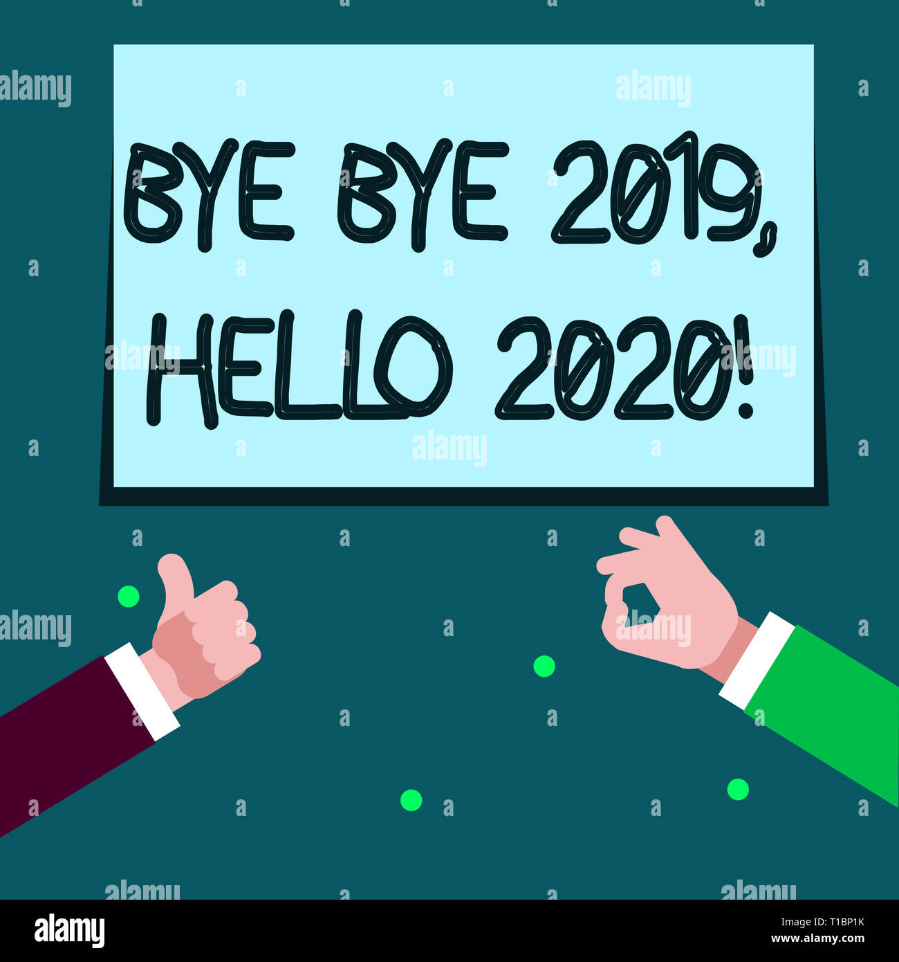 Word Writing Text Bye Bye 19 Hello Business Photo Showcasing Saying Goodbye To Last Year And Welcoming Another Good One Two Businessmen Hands Stock Photo Alamy