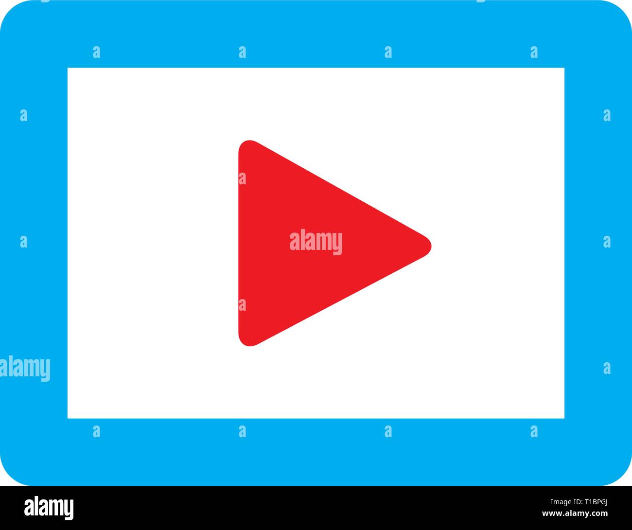 play button icon Stock Vector