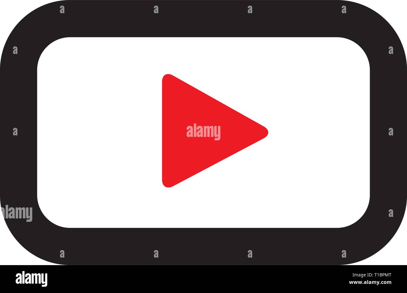 play button icon Stock Vector