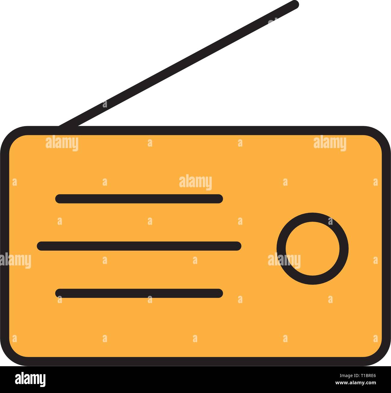 radio icon Stock Vector