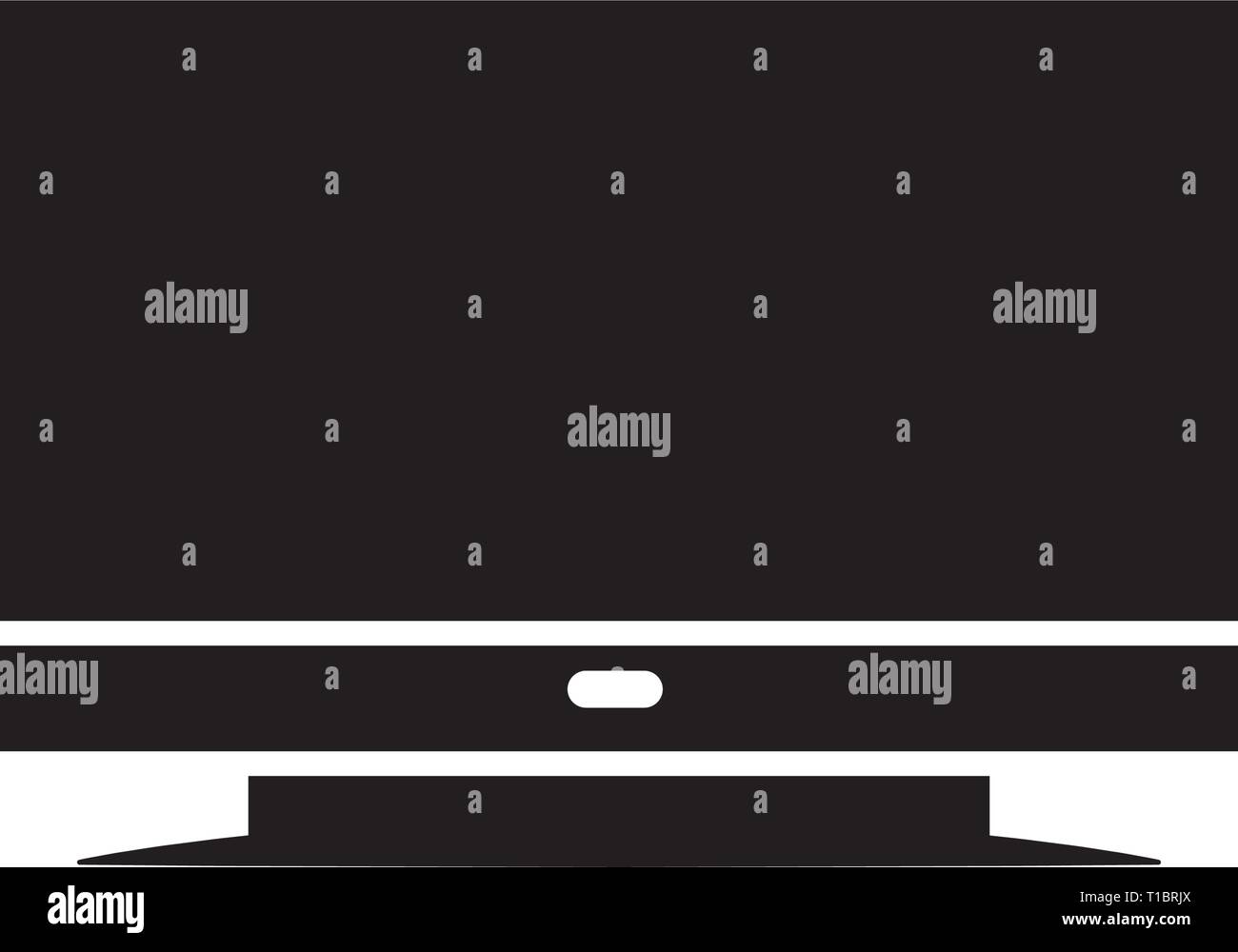 Flatscreen tv template Stock Vector Images - Alamy